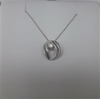 Collana Annamaria Cammilli Donna Dune in Oro bianco Diamante 0.16 Ct GOR1240W - GOR1240W